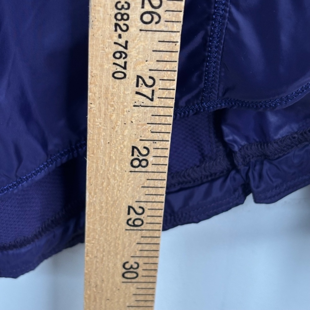 Lululemon Windbreaker 10 Pedal Power Wind Shirt Dense Purple Cycling Travel Zip - Picture 13 of 16